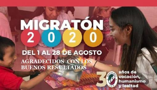 El  Migratón 2020 Organizado por el Instituto Nacional de Migración Con Buenos Resultados  Beneficiará con mas de 25 mil Artículos Recaudados para Donación 